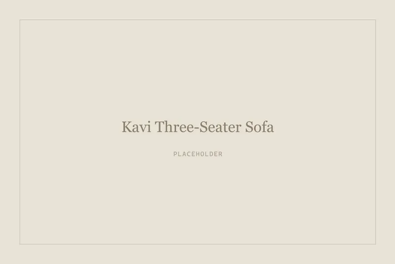 Kavi Three-Seater Sofa