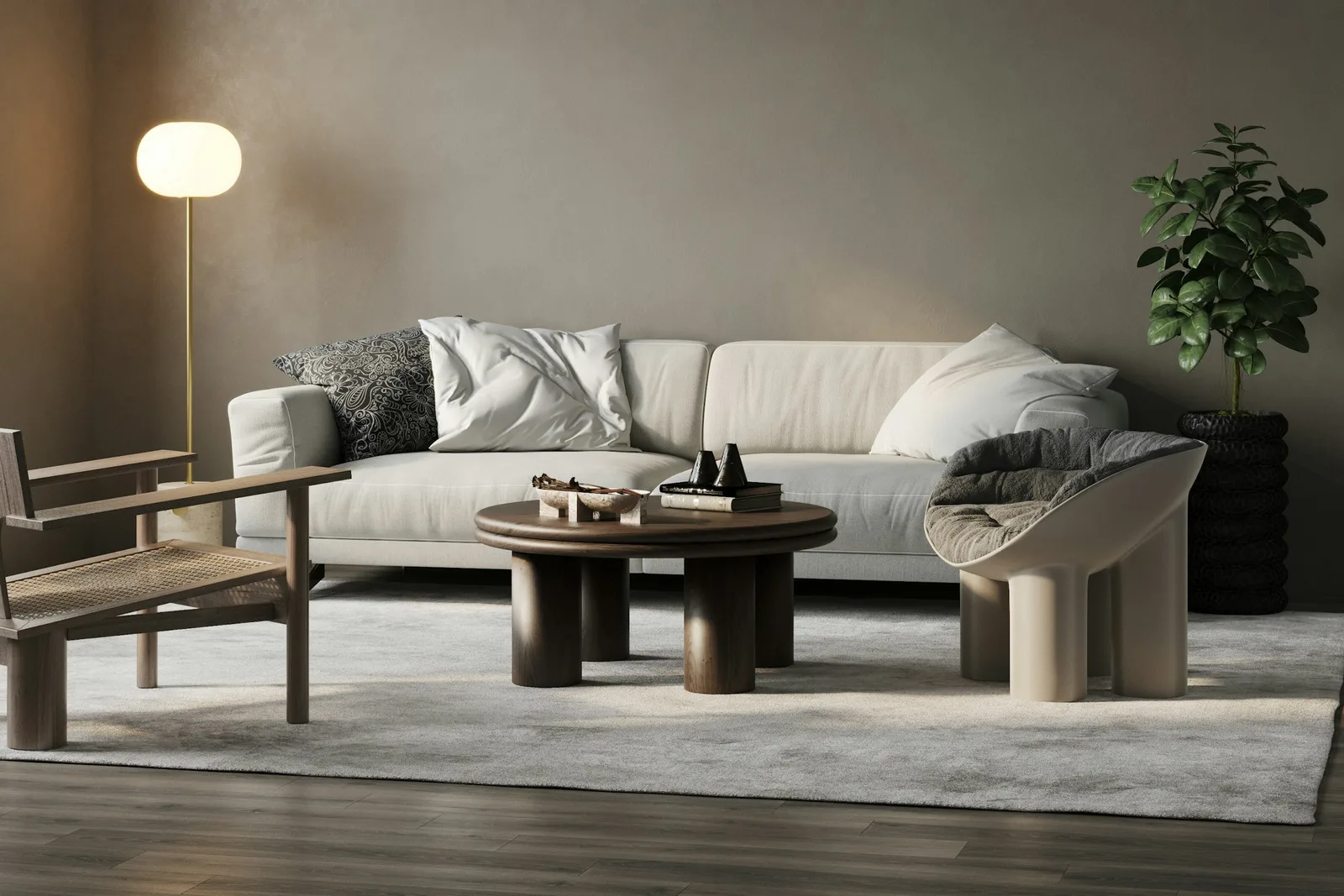 Kavi Three-Seater Sofa