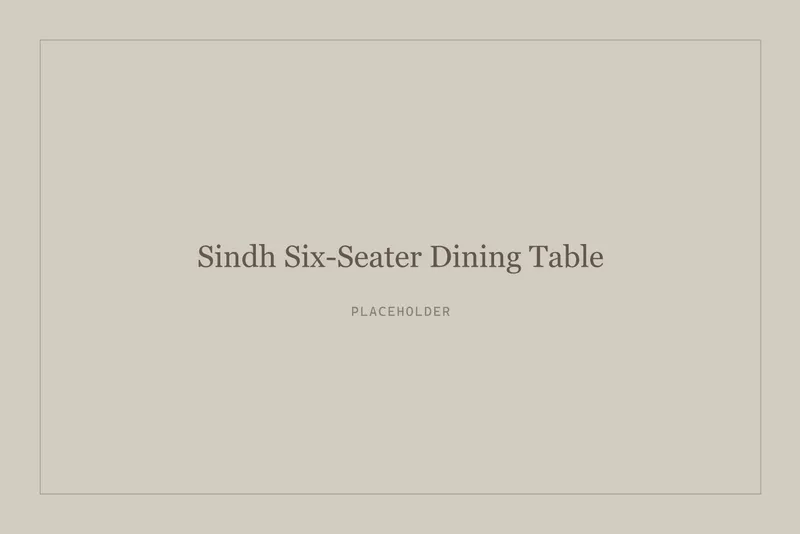 Sindh Six-Seater Dining Table